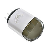 Wall Mounted Chopsticks Holder Dust Prevention 3 Compartments Large Capacity Draining Utensil V1294-YM0626-3118230011312