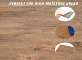 Vinyl Floor Tiles Self Adhesive Flooring Smoked Eucalyptus Wood Grain 16 Pack 2.3SQM V63-840001
