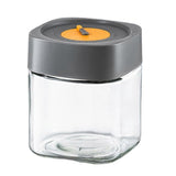 2pcs Glass Jars with Airtight Lids Overnight Oats Salad Food Storage Containers V1263-JX-315