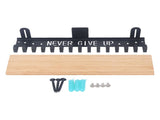 Metal Award Display Trophy Shelf Bamboo Trophy Shelf Metal Wall Mounted Medal Display Hanger V1294-YM0706-3115230067311