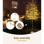 2.1M Christmas Tree 480 LED Solar Jingle Jollys XM-TR-TWIG-SOLAR-210-WW