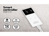 Giselle Bedding Queen Size Electric Blanket Fleece EB-FL-LCD-Q