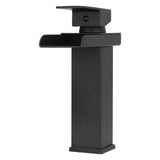 G1/2 Cold Hot Mixer Water Tap Black Faucet with Long Handle for Bathroom Hotel Homestay V1294-YM0710-3112210077111