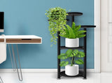 Levede Plant Stand Outdoor Indoor Flower Black Medium UM1189-M-BK_NZ