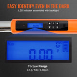 VEVOR Digital Torque Wrench, 3/8" Drive Electronic Torque Wrench, Torque Wrench Kit V952-SXSNLBSSSZNSZJMUJV0
