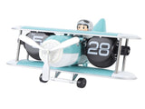 Airplane Flip Clock 12 Hours Retro Battery Powered Auto Flip Desk Clock for Living Room Bedroom V1294-YM0901-3115240119814