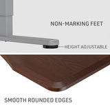 FORTIA Sit To Stand Up Standing Desk, 150x68cm, 72-118cm Electric Height Adjustable, Ergonomically V219-ADKASTFO5WLSA