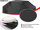 Grill Cover, 72 inch BBQ Gas Grill Cover for Outdoor Grill, Waterproof, Anti-UV, Rip-Proof, Fade V1107-114-85305-BLK-72IN