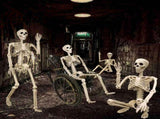 Halloween Skeleton 36-Inch Skeleton Poseable Skeleton Halloween Decorations - White - Size 1 Pcs V1107-129-72160-WHT-1PCS