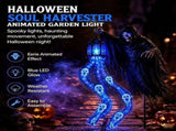 Halloween Soul Harvester Animated Garden Light Solar Powered Flowing Ghost Spirit Lantern with V1366-AZ2-W-24908