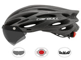 Road Bike Helmet Mountain Bike Helmet Cycling Helmet With Visor Bicycle Helmet - White - Size V1106-140-330002-WHT-M55-59CM