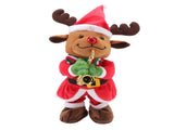 Electric Music Christmas Toy Doll 8 Songs Continuous Play Dancing Singing Glowing Swinging Plush Toy V1294-YM0718-3115220091912