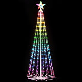 1.8M Christmas Tree 265 LED RGB Fairy Lights Jingle Jollys XMAS-FAIRY-RGB-7FT-DIMMABLE