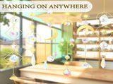 Colorful Crystals Suncatcher Hanging Sun Catcher with Chain Pendant Ornament Crystal Balls for V1366-AZ2-W-18878