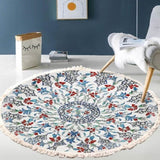 SOGA 120cm Mandala Area Rug for Living Room Lounge, Bedroom, Anti-slip Doormat, Home Decor CARPETXLS11LGE