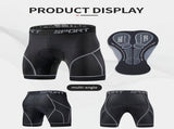M size men's 5d mesh cycling shorts casual elastic breathable letters elastic waist shorts summer V1102-HEGT-003