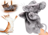 Cat Wrestling Toy Puppet, Mouse Puppets Enrichment Toys for Bored Indoor Cats, Safe Wrestling Glove V1188-CYX-LHJ-452
