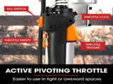 BAUMR-AG 38cc 4-Stroke Petrol Post Driver, with Carry Case & 3 Piling Sleeves V219-PTDPTRBM440A