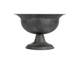 Baroque Brushed Black Footed Urn 20x18cm V637-19669URN