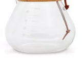 800ml Pour Over Coffee Maker High Borosilicate Glass Manual Coffee Dripper with Stainless Steel V1294-YM0703-3113230034411