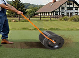 Compost Spreader, 24 in Wide Peat Moss Spreader with T Shaped Handle, 3 Heights Adjustable, V952-GTSBJHSFMTCGIFLZ7001V0