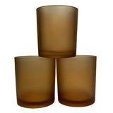 40 Pack Brown Frosted Glass Votive Tealight Candle Holders House Party Centerpiece Xmas Wedding V382-BROWNFHX40
