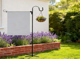 Large flag pole holder for outside house, House Flag Pole 1 Pack 63 Inch for 12 x 18 Flags with V1192-AZ-W-33894