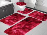 5Pc Bath Mats for Bathroom, Quick-Dry Bathroom Rugs Sets Washable Non-Slip Bath Mat Ultra Soft V1189-LWWAL-20260325-01109