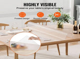 Plastic Table Cover, 42 x 60 Inch 1.5 mm Thick Frosted Table Protector, Rectangle PVC Desk Mat, V952-ZFXPVCZB42X6F49BKV0