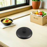 Multipurpose Black Cast Iron Lid for Home Cooking Fits Griddles Cauldrons and Stockpots V1369-AZ3-W-14587