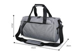 Gym Duffel Bag Travel Bag Water-Resistant Fitness Shoes Compartment Bag V1308-DSZKI-819