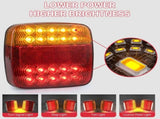 Magnetic Trailer Lights, Rechargeable LED Trailer Light Kit with Strong Magnetic Base, Waterproof V1366-AZ2-W-18271