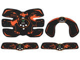 Black and Orange Ultimate EMS Muscle Stimulator Kit - USB Rechargeable Abdominal & Full Body Toner V888-ELOSUNG36064