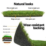 Prime Turf Artificial Grass 30mm 2mx5m 20SQM Synthetic Fake Lawn Turf Plastic Plant 4-coloured AR-GRASS-SILK-30-405-BK