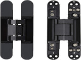 6inch Hidden Door Hinges Invisible Hinges Concealed Hinges Zinc Alloy 180 Degree Swing Hinge 3 Way V1258-DP02-C-98