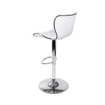 Artiss 2x Bar Stools Gas Lift Leather Seat White BA-TW-NEW4045-WHX2