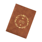Refillable 2026 Weekly Planner 6 Rings Leather Binder Academic Journal with Dated Pages For Daily V1192-AZ-W-23283
