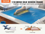 Screen Kit, 6 Pieces Aluminum Silk Screen Frames, 25.4 x 35.6 cm Silk Screen V952-SYKJD61101014X54UV0