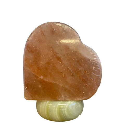 12V 12W Heart Himalayan Pink Salt Lamp Carved Rock Crystal Light Bulb On/Off Switch V238-SUPDZ-32752451453008
