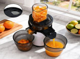 Devanti Slow Juicer Cold Press Fruit Juice Extractor 130W White SJ-C-01-WH