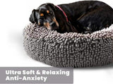 Puppy & Cat Dog Bed, Soft & Relaxing Round Dog Bed, Chenille Material, Removable Cover, Washable & V1102-B0CCXH53LW