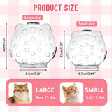 Cat Grooming Mask with Anti-Bite, 2025 New Cat Muzzle for Grooming Mouth Cover Breathable Hood, V1258-DP02-F-840
