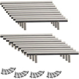 20 Pcs Stainless Steel Kitchen Cabinet Cupboard Door Handles, 160 mm Hole Center V1188-MS-527-063