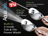 AquaCare High Pressure 8-mode Handheld Shower Head - Anti-clog Nozzles, Built-in Power Wash to Clean V1258-DP02-WO-683