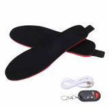 Heated Insoles DIY Cuttable Smart Remote Control USB Rechargeable Electric Heating Insoles for Men V1294-YM3113220238312-0421