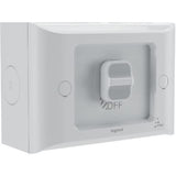 Legrand Aqua Life 240V 16A IP66 1 Gang Weatherproof Surface Mount Switch, Limestone Grey V1202-V1-LEGWL7701LG