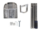 Metal Detector Sand Shovel Detachable Handle Stainless Steel Fast Sifting Short Beach Sand Sifter V1294-YM0901-3111250007811