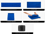 Dark Grey Versatile Double-Sided Fleece Bag Liner - Lightweight & Portable Travel Blanket for V888-ELOSUNG32570