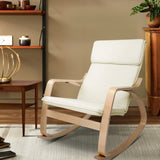 Artiss Rocking Armchair Nursing Bentwood Aero ARMCHAIR-01-BG