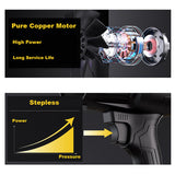 Stepless Cordless Leaf Blower w/2 Batteries Portable Handheld Turbo Jet Fan AU V201-FUN0049BL8AU